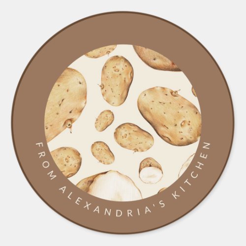 Potato Spuds  From the Kitchen Of Classic Round Sticker