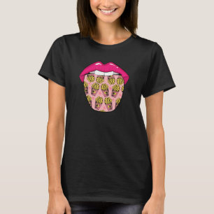 Potato Tongue Fast Food Chips French Fries T-Shirt