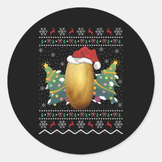 Potato Ugly Potato Classic Round Sticker
