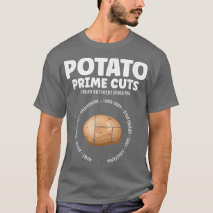 Potato Vegan Butcher Vegetarian Plant Lover T-Shirt