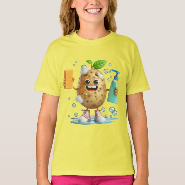  Potato with Shampoo T-Shirt (Front)
