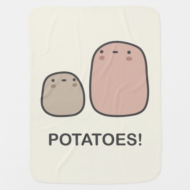 Potatoes! Baby Blanket (Front)