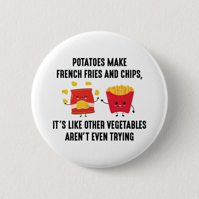 Potatoes Button (Front)