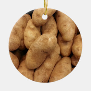 Potatoes Ceramic Ornament