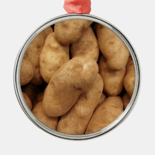 Potatoes Metal Ornament