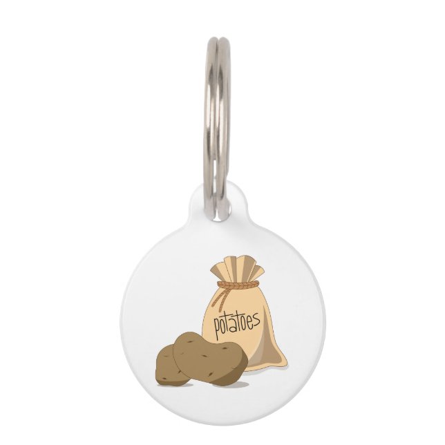 Potatoes Pet ID Tag (Front)