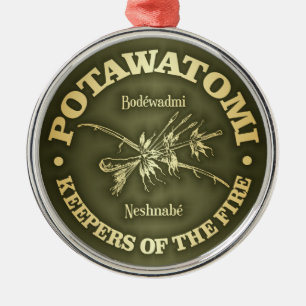Potawatomi Metal Ornament