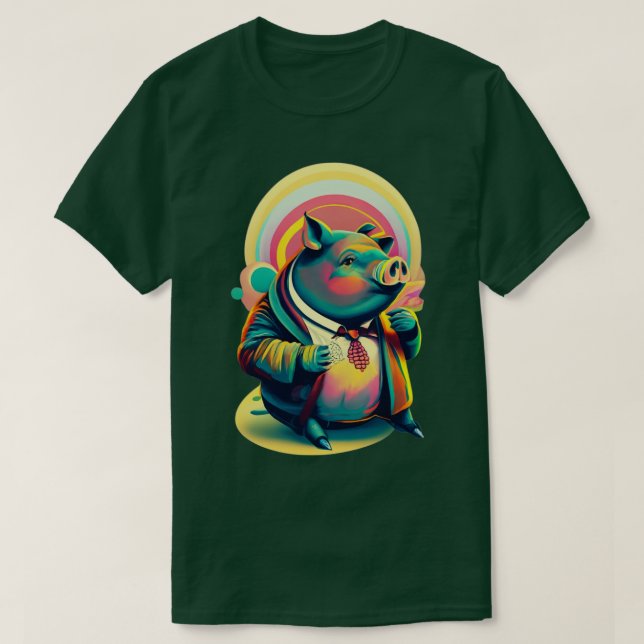 PotBellied Pig T-Shirt (Design Front)