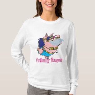 potbelly pig belly dancer funny piggy T-Shirt