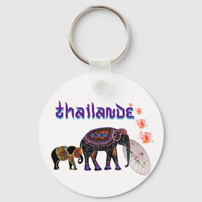 Pote-clés Thailande Keychain (Front)