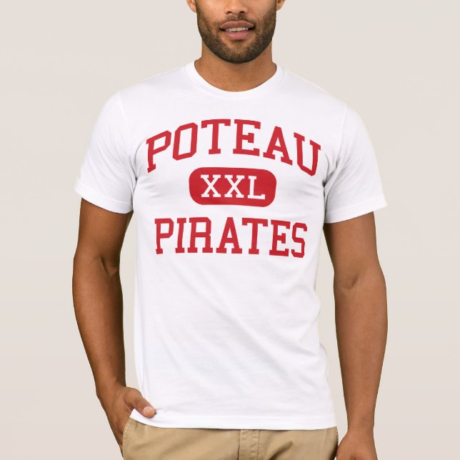 Poteau - Pirates - High School - Poteau Oklahoma T-Shirt (Front)