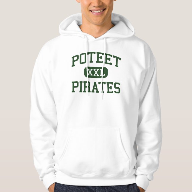 Poteet - Pirates - High School - Mesquite Texas Hoodie (Front)