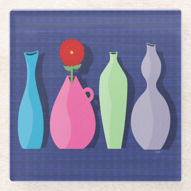 Poterie Glass Coaster (Front)