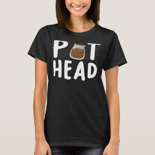 Pothead  Coffee Caffeine Addict Pot Head Coffee T-Shirt