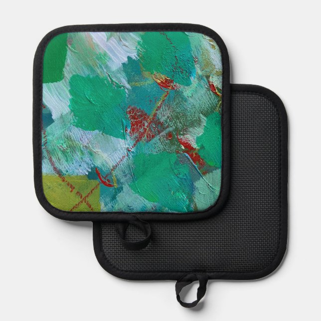 Potholder in Marble Design Pot Holder (Front/Back)