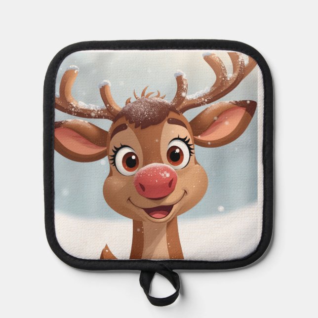 Potholder with Christmas design Pot Holder (Front)