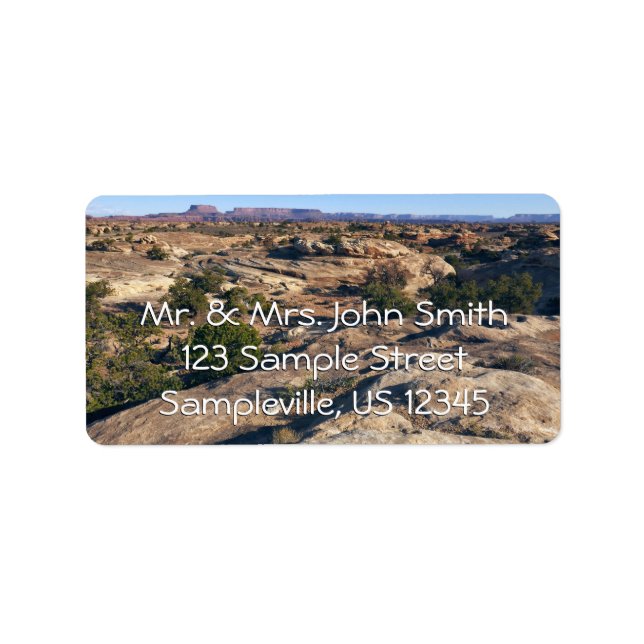 Pothole Point Trail at Canyonlands National Park Label (Front)