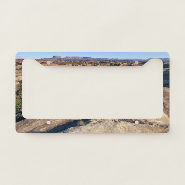 Pothole Point Trail at Canyonlands National Park License Plate Frame (Front)