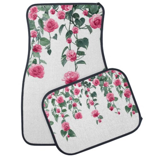 Pothos Ivy Rose Garland Dream 2 wall decor art Car Floor Mat