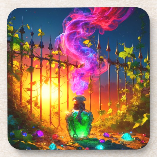 Potion Art Beverage Coaster (Front)