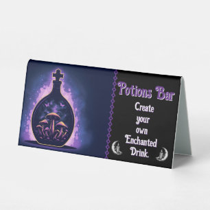 Potion Bar Magic Table Tent