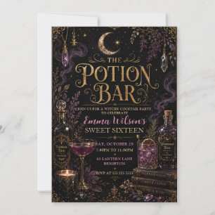 Potion Bar Sweet Sixteen Party Invitation