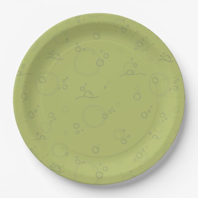 Potion Bubbles - Halloween Paper Plates (Front)