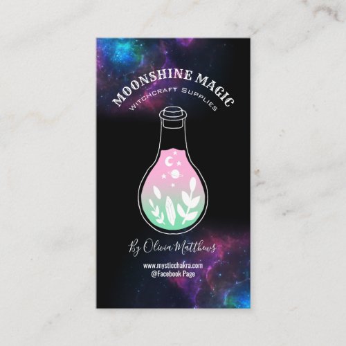 Potion Galaxy Witchcraft Business Card