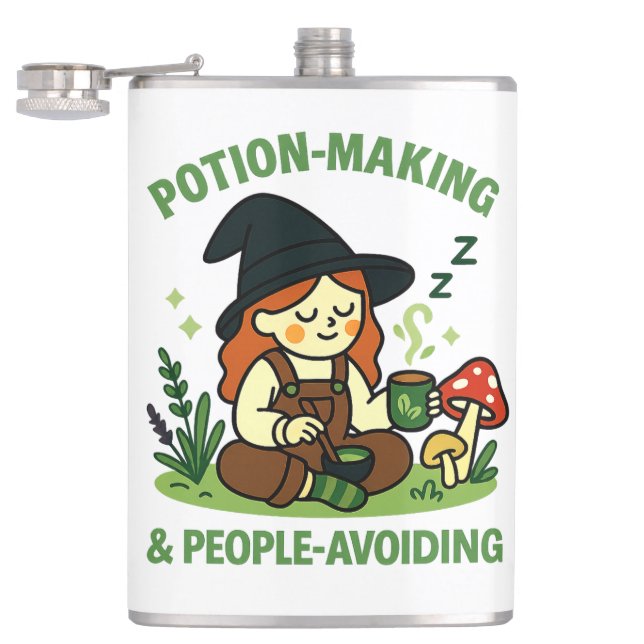 Potion-Making Mug Flask (Opened)