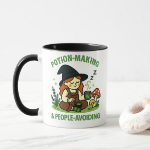 Potion‑Making & People‑Avoiding – Funny Witch Mug