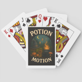 “Potion Motion” – Whimsical Witchy Halloween Poker Cards