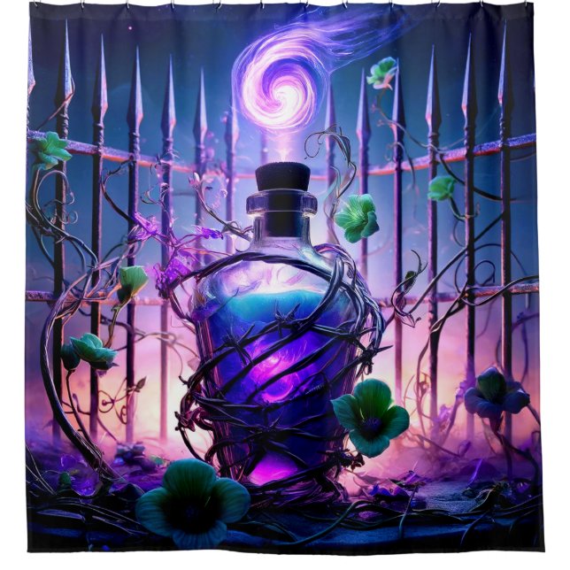 Potion Shower Curtain (Front)
