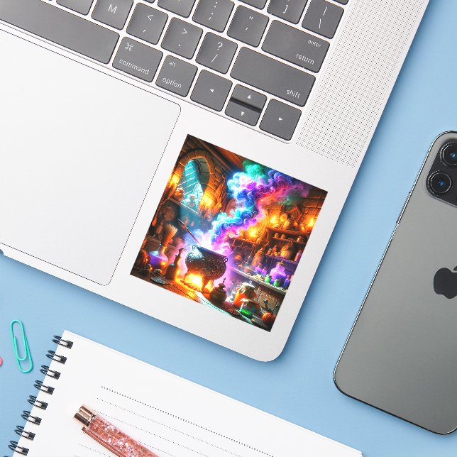 Potion Sticker (Laptop w/ iPhone)