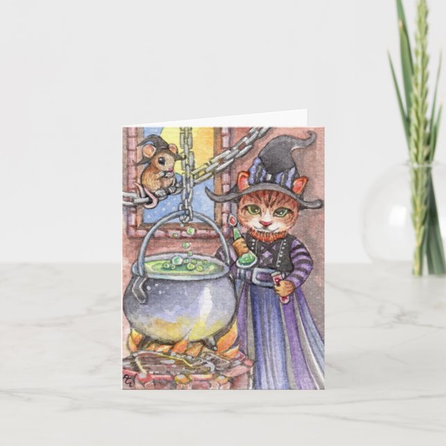 Potion Surprise Letterpress Thank You Card (Front)