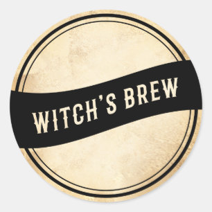 Potion vintage apothecary witch's brew sticker