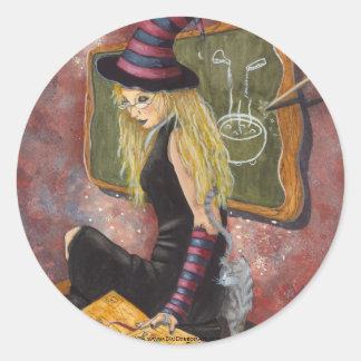 Potions 101 classic round sticker