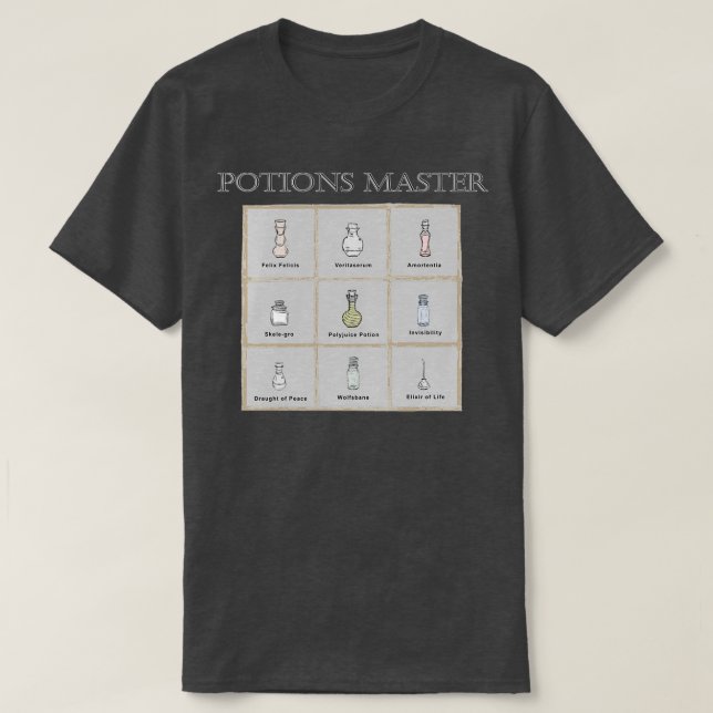 Potions Master Nine T-Shirt (Design Front)