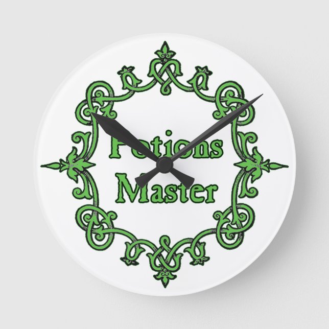 Potions Master - Wall Clock #1 (Front)