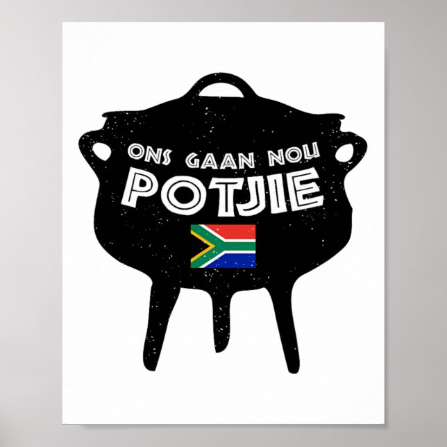 Potjie South Africa Potjiekos Stew Braai  Poster (Front)