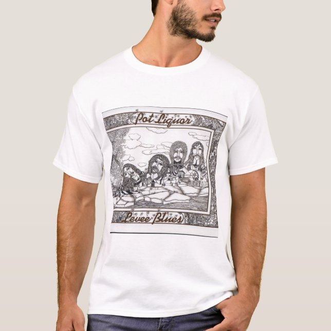 Potliquor Levee Blues Album Cover Tshirt (Front)