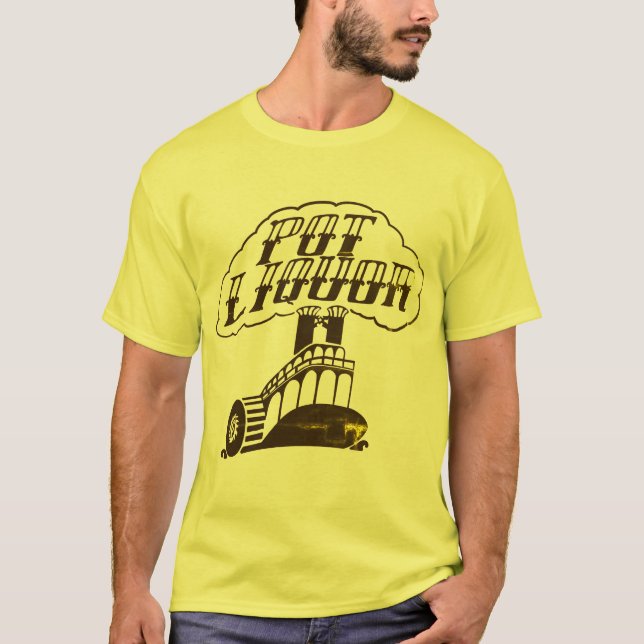 Potliquor Riverboat  T-Shirt (Front)