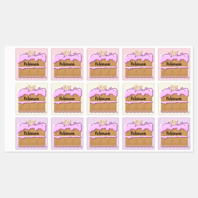 Potluck Dessert Labels (Sheet)