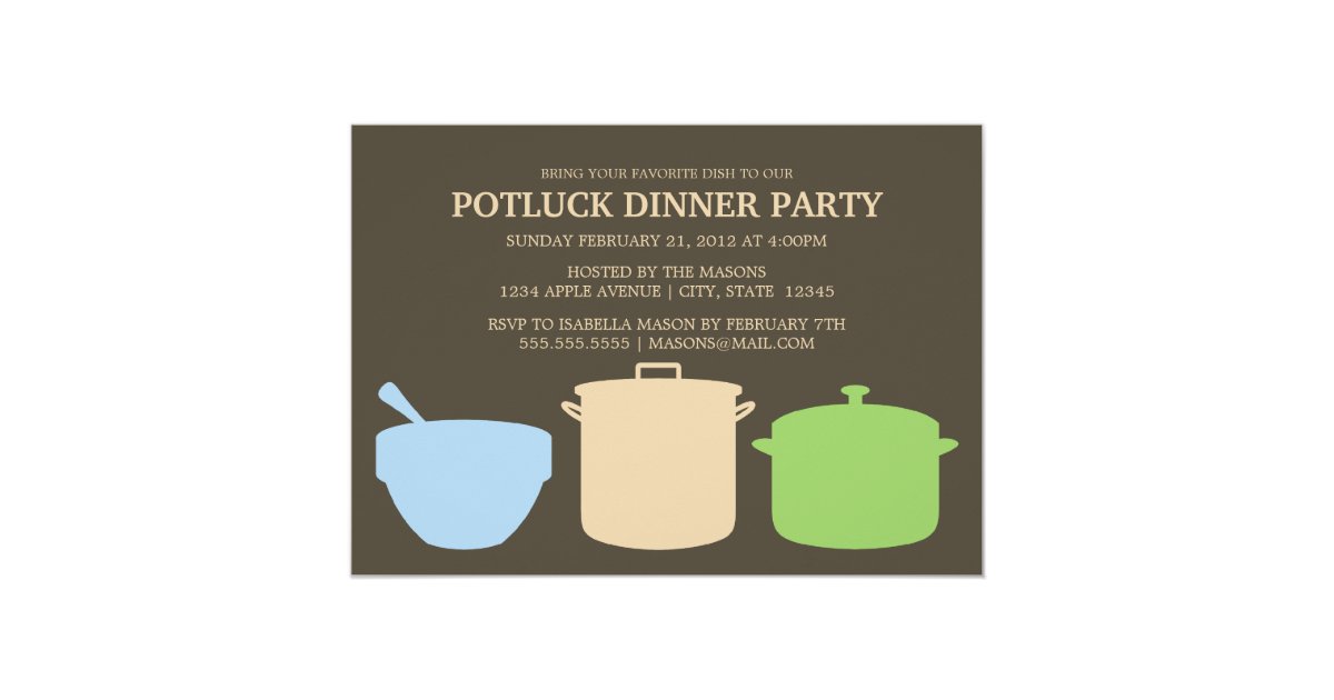 dinner party invitation email