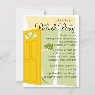 Potluck Party Invitation