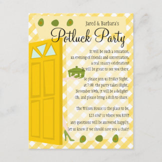 Potluck Party Invitation