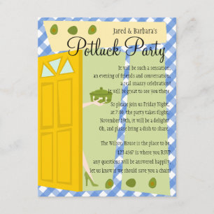 Potluck Party Invitation