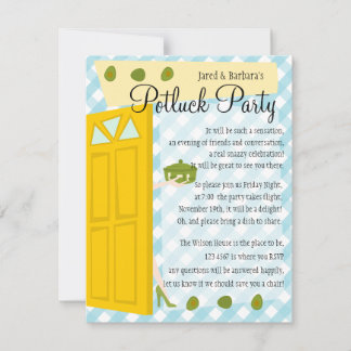Potluck Party Invitation
