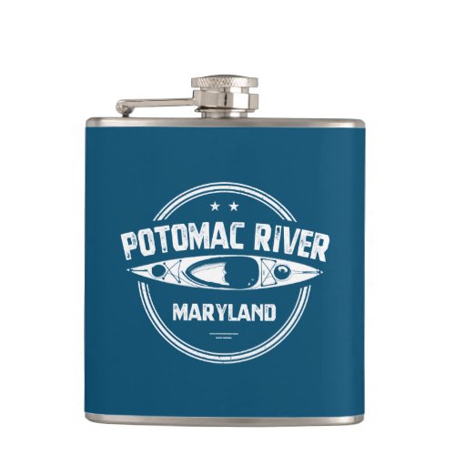 Potomac River Maryland Flask