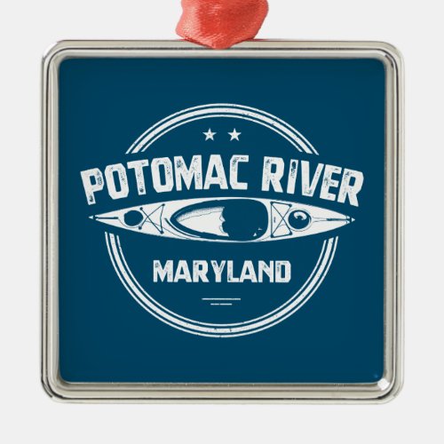 Potomac River Maryland Metal Ornament