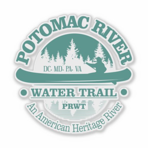 Potomac River WT canoe Sticker